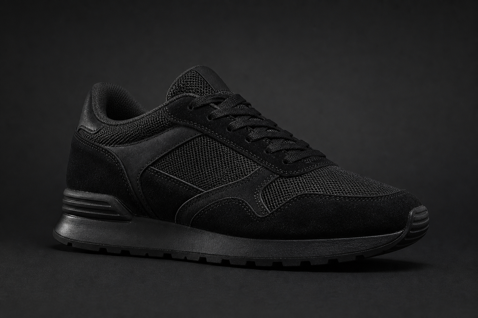 Sneaker negra premium
